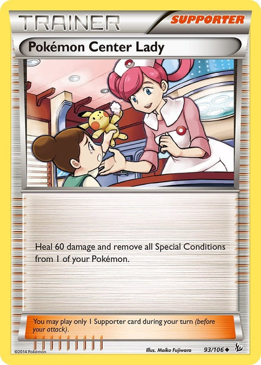 Pokemon Center Lady (93/106) (FLF)