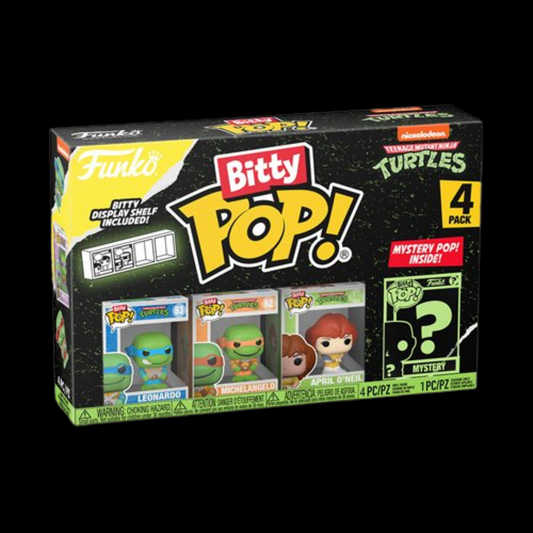 Teenage Mutant Ninja Turtles Comics Bitty Pop! Mini-Figure 4-Pack Case of 12