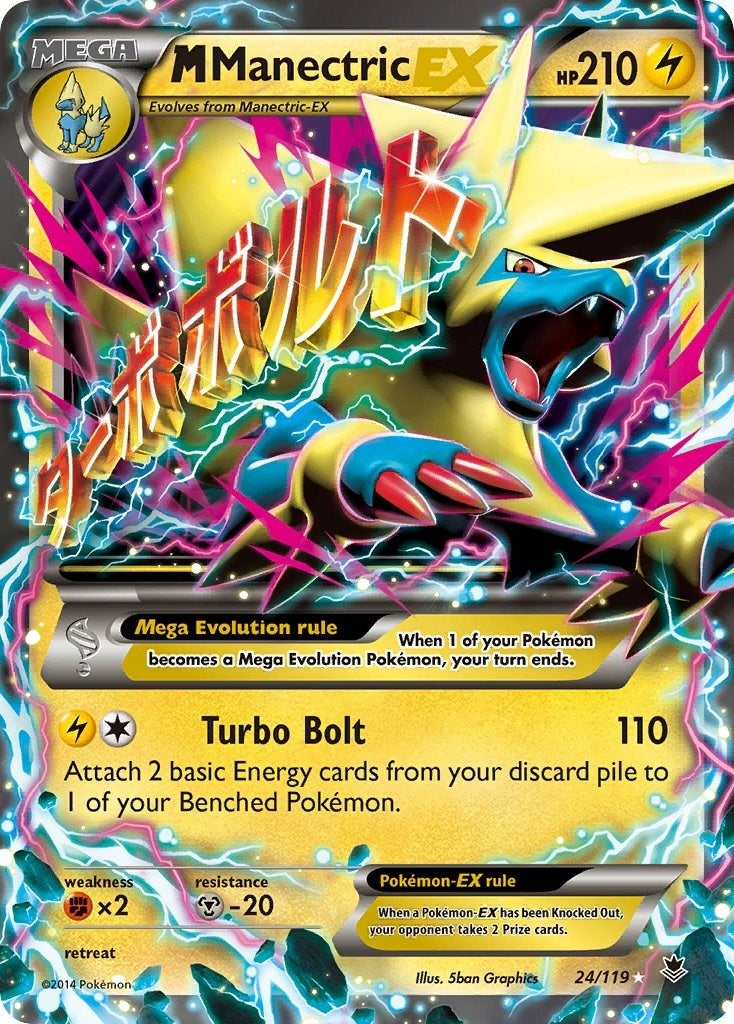 M Manectric EX (24/119) (PHF)