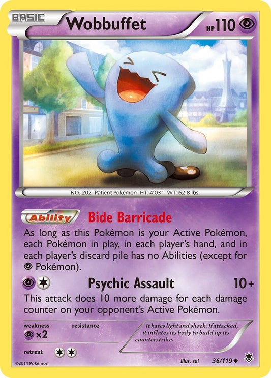 Wobbuffet (36/119) (XY - Phantom Forces) (PHF)