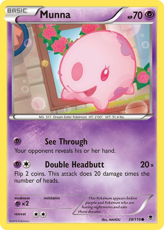 Munna (39/119) (XY - Phantom Forces) (PHF)