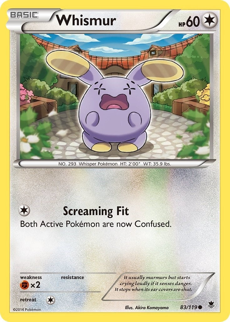 Whismur (83/119) (PHF)