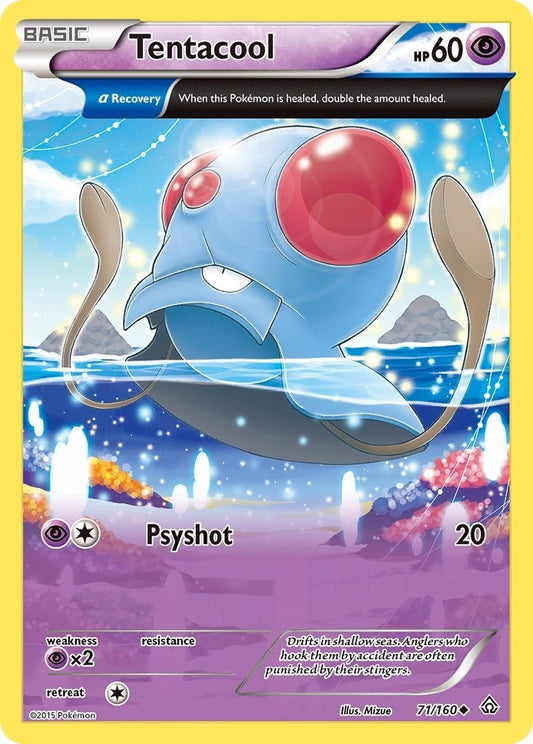 Tentacool (Alpha) (71/160) (XY - Primal Clash) (PRC)