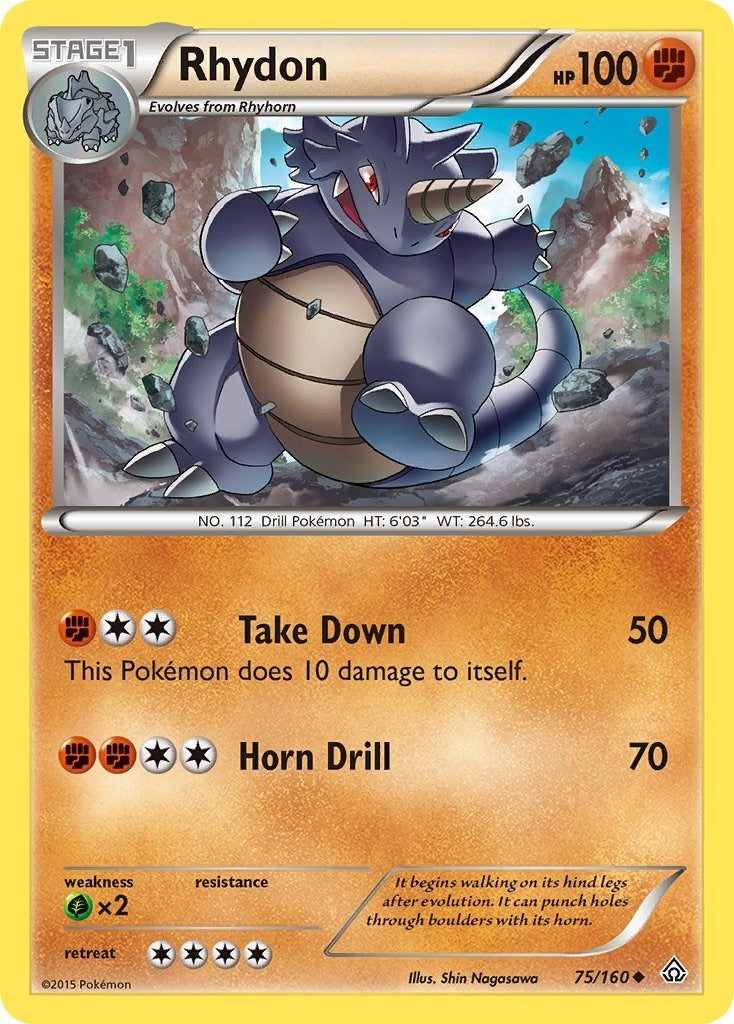 Rhydon (75/160) (PRC)