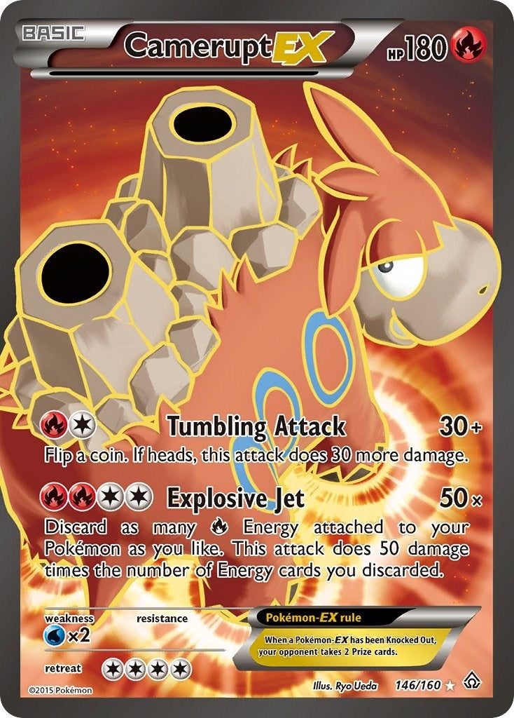 Camerupt EX (146 Full Art) (146/160) (PRC)