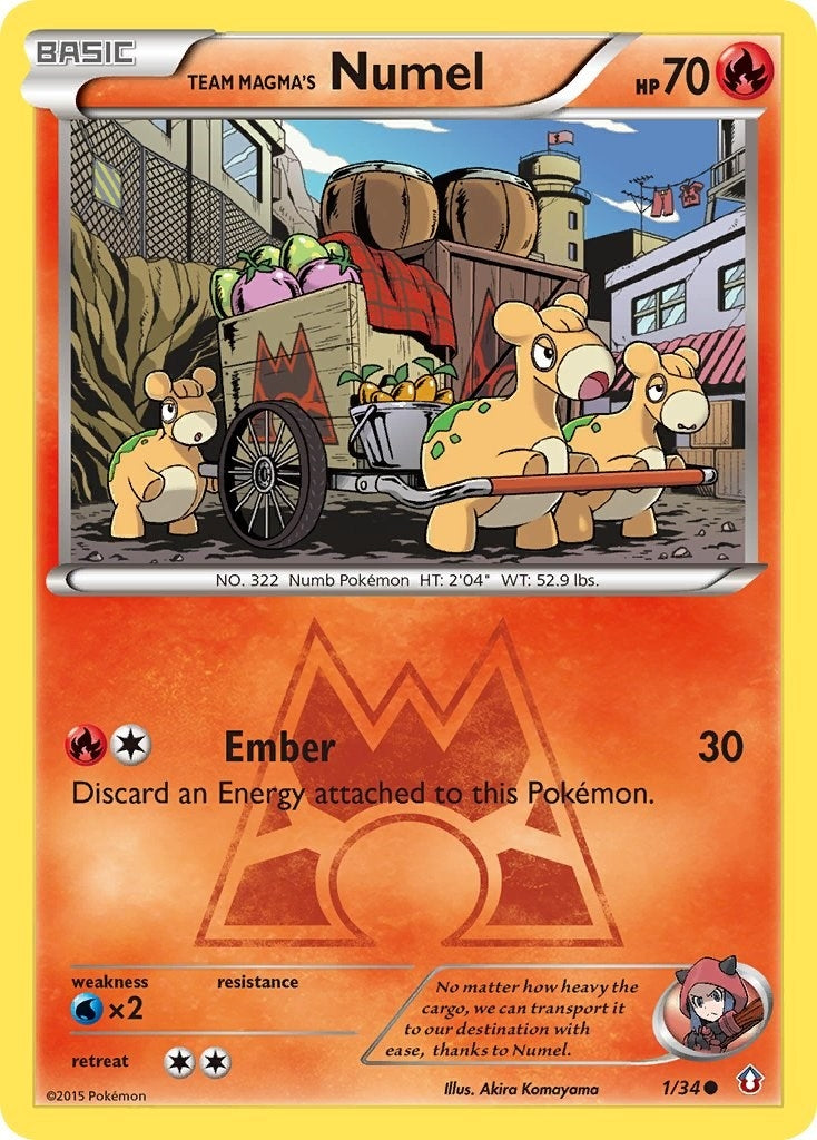 Team Magma's Numel (1/34) (DCR)