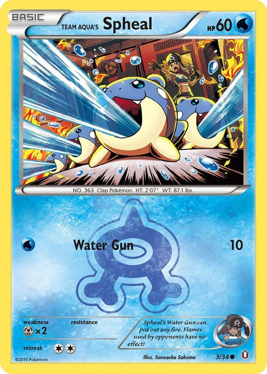Team Aqua's Spheal (3/34) (Double Crisis) (DCR)