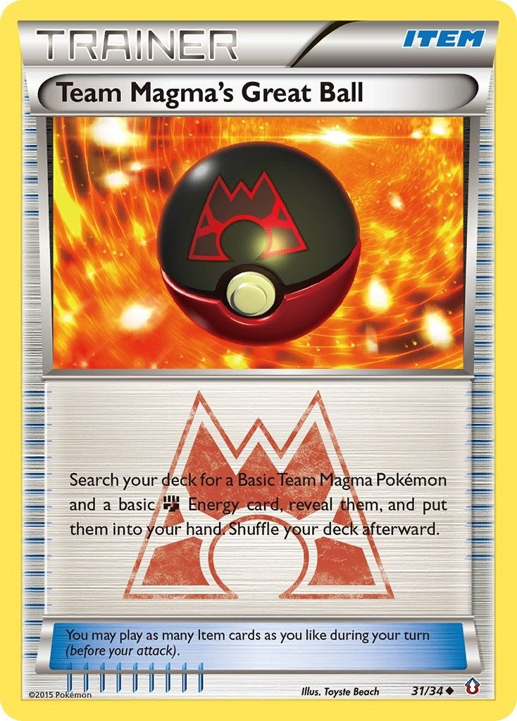 Team Magma's Great Ball (31/34) (DCR)
