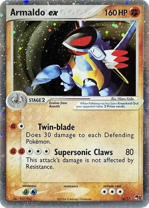 Armaldo ex (Holo) (016/017) (POP)