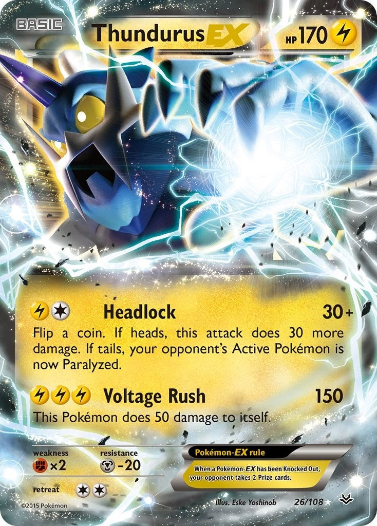 Thundurus EX (26/108) (ROS)