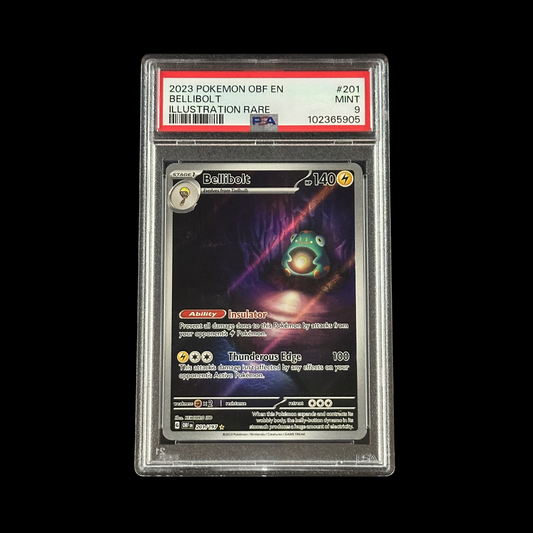 Pokemon Slab Bellibolt Obsidian Flames Illustration Rare 201/197 PSA 9 Mint 2023