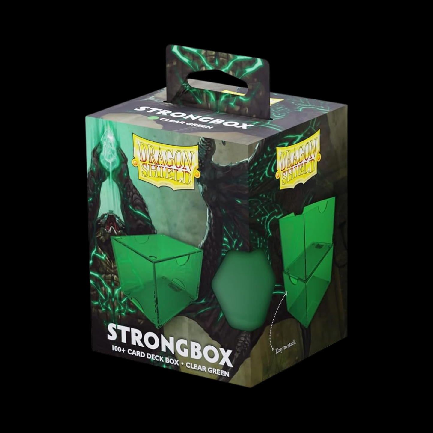 Dragon Shield Deck Box Strongbox Clear Green