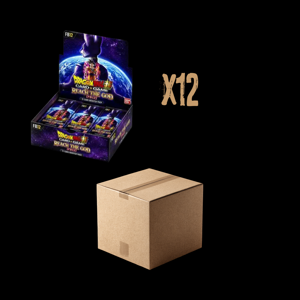 Dragon Ball Super Fusion World Reach The God FB-12 12x Booster Box Sealed Case (Ships December 2026)
