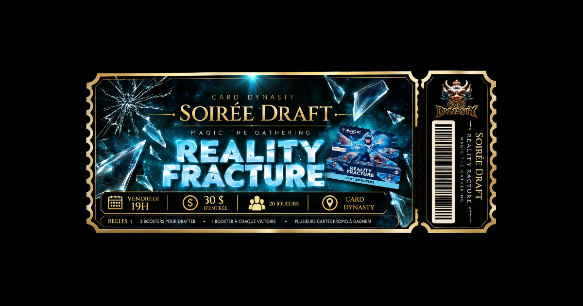 Soirée Draft Compétitive Vendredi 19:00 ticket- EN PERSONNE