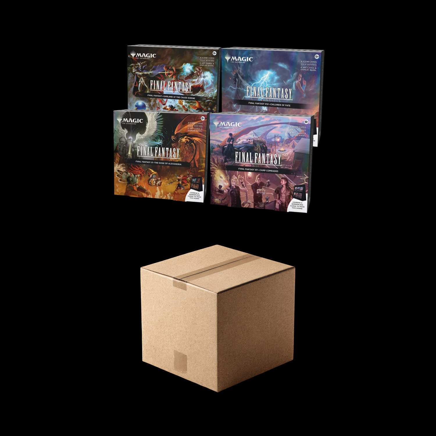 final fantasy mtg scene box MTG Magic The Gathering Final Fantasy 4X Scene Box Sealed Case – Card Dynasty