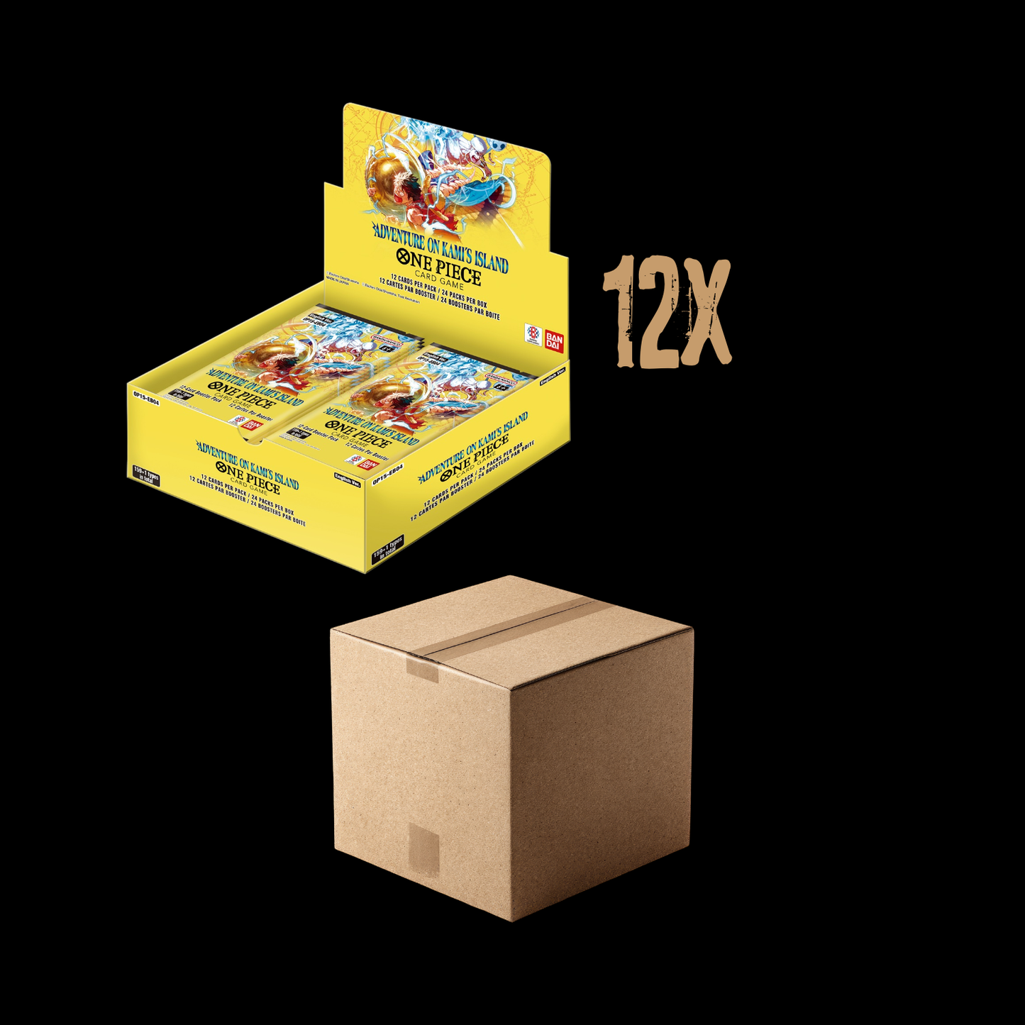 One Piece Adventure On Kami's Island Booster Box OP-15 Sealed Case