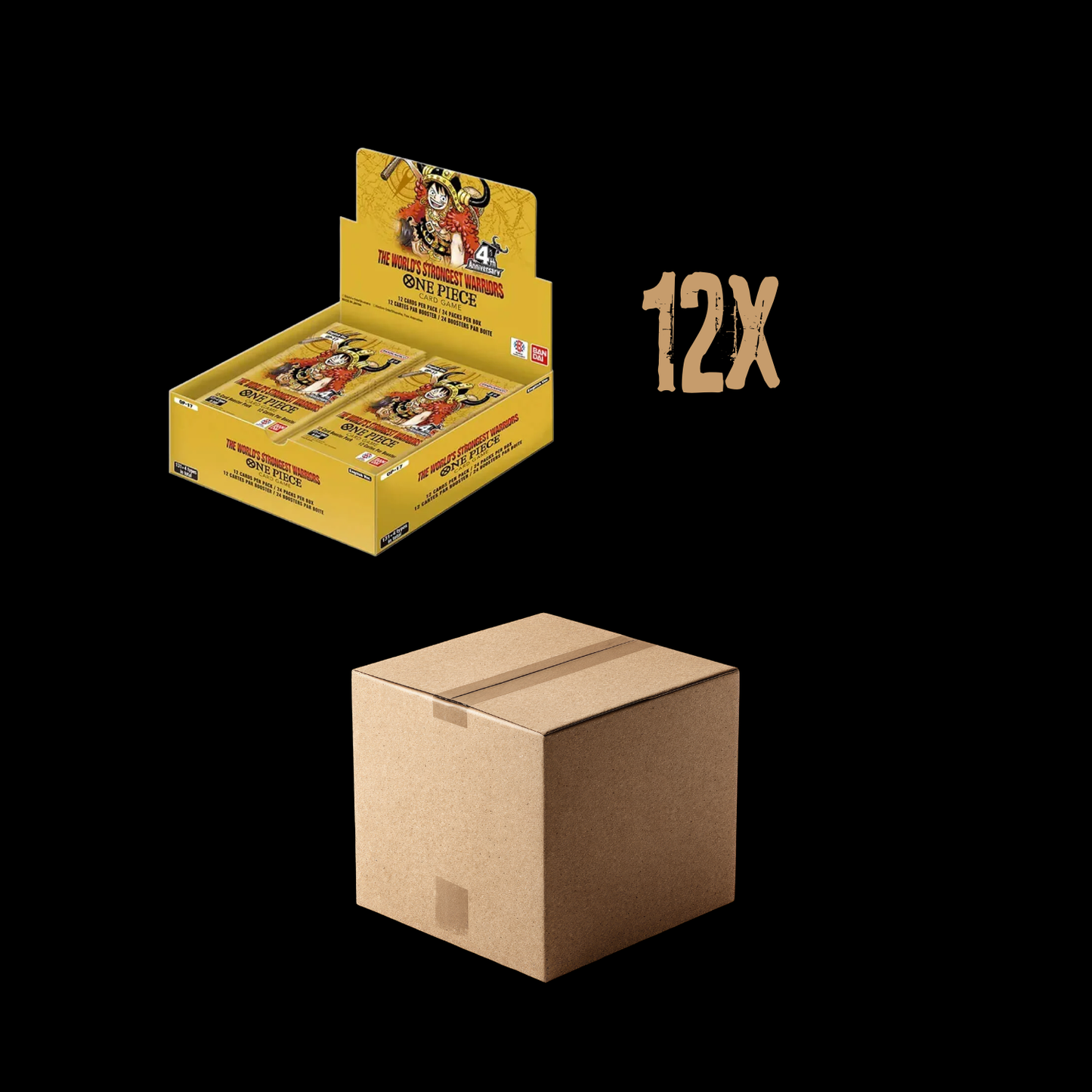 One Piece The World's Strongest Warriors 12x Booster Box OP-17 Sealed Case