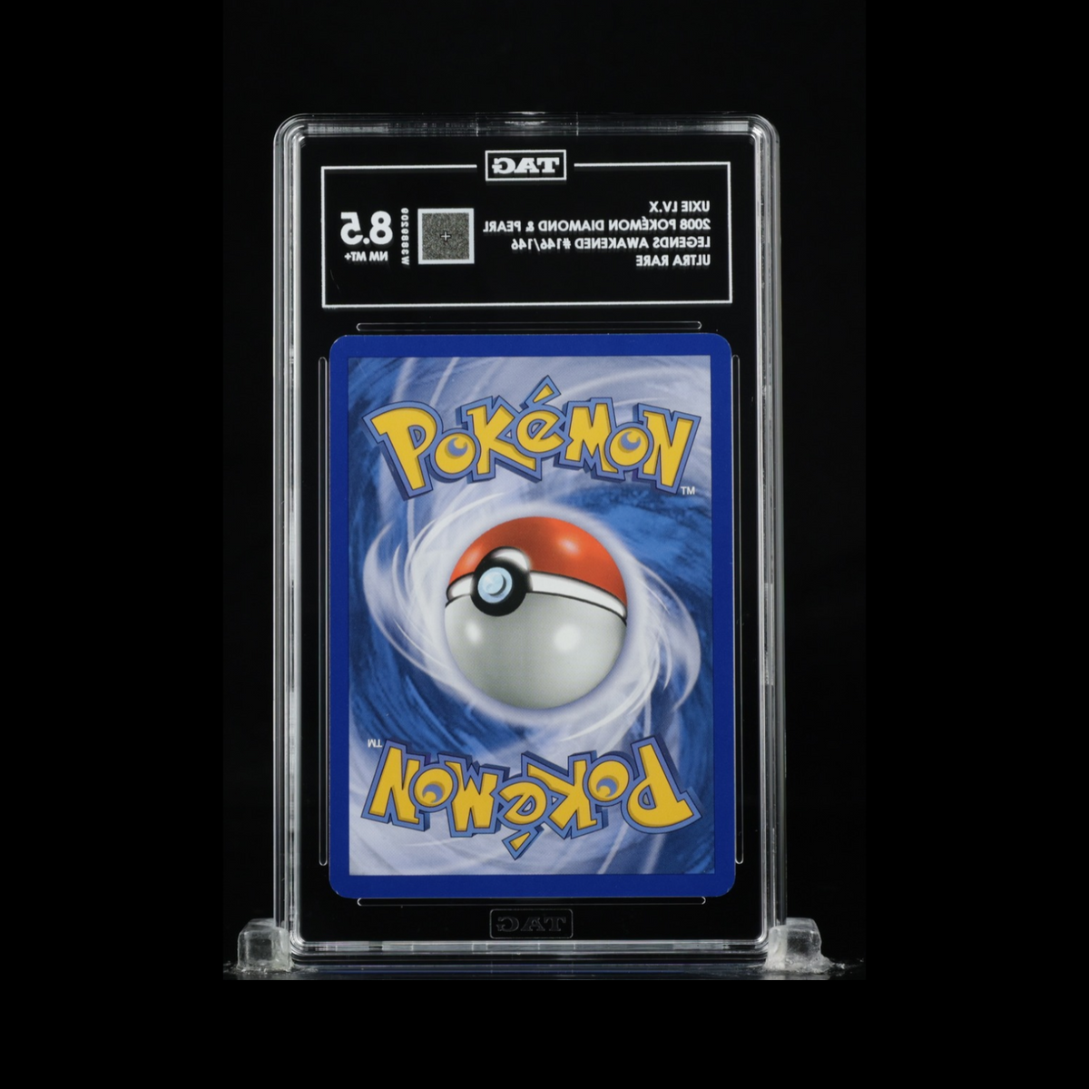 Pokemon Slab Uxie LV. X 146 Tag 8.5 Near Mint+ 2008 **POP 1**