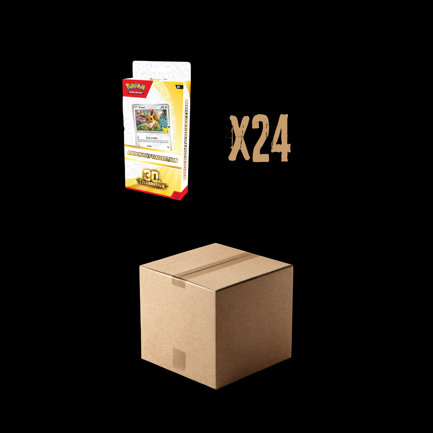 Pokemon 30th Celebration 24x Knock Out Collection Sealed Case (2 Booster Packs) (Ships September 2026)