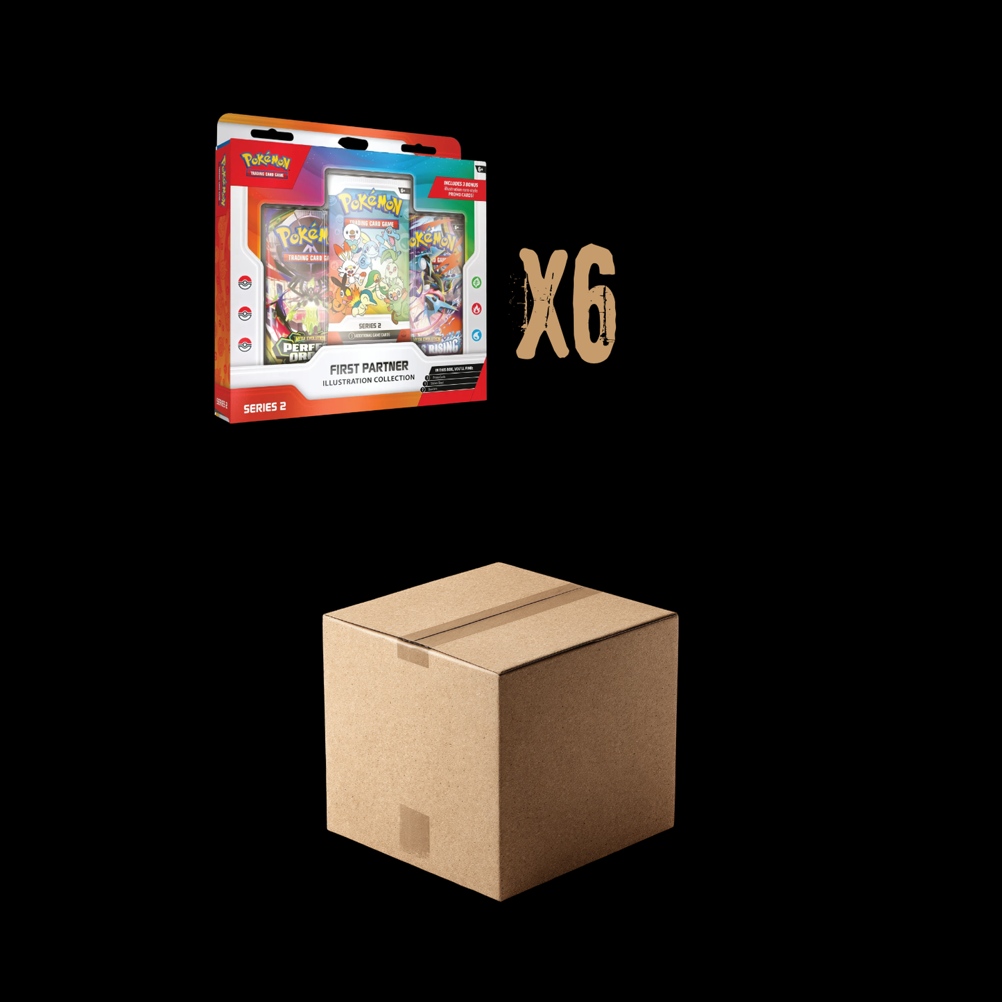 Pokemon First 6x Partner Illustration Collection Series 2 Sealed Case (Ships June 19th)