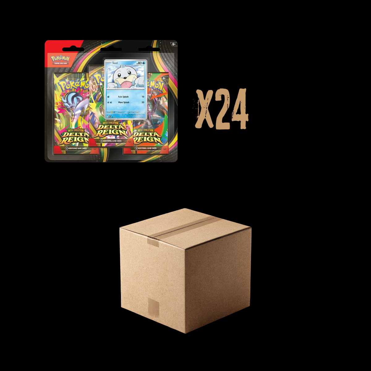 Pokemon Delta Reign 24x 3 Pack Blister Sealed Case (Ships November 2026)