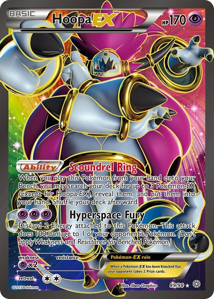 Hoopa EX (89 Full Art) (89/98) (AOR)