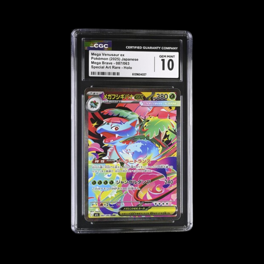 Pokemon JP Slab Mega Venusaur EX 087 CGC 10 Gem 2025