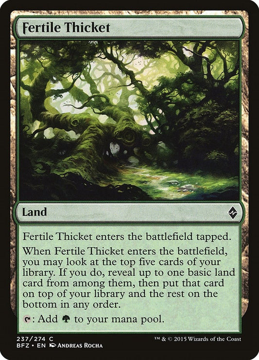 Fertile Thicket (237) (BFZ)