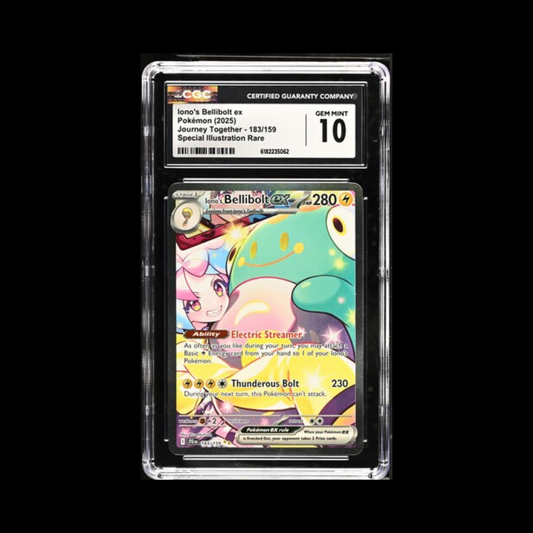 Pokemon Slab Iono's Bellibolt EX 183 CGC 10 Gem 2025