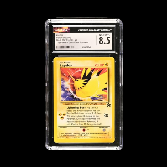 Pokemon Slab Zapdos The Power One 23 CGC 8.5 NM 2000