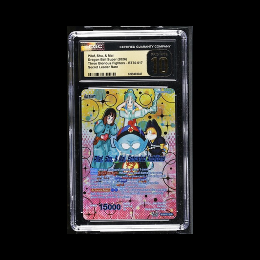 Dragon Ball Super Masters Slab Pilaf, Shu, Mai, Entrusted Ambitions BT30-017 CGC Pristine 10 2026