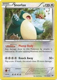 Snorlax (118/162) (XY - BREAKthrough) (BKT)