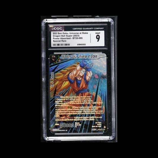 Dragon Ball Super Masters Slab SS Son Goku Universe At Stake BT20-095 CGC 9 Mint 2023