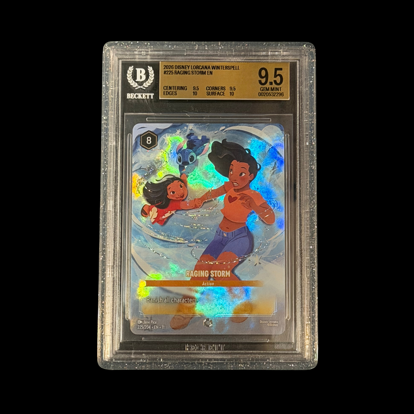 Disney Lorcana Slab Raging Storm 225 BGS 9.5 Mint+ 2026