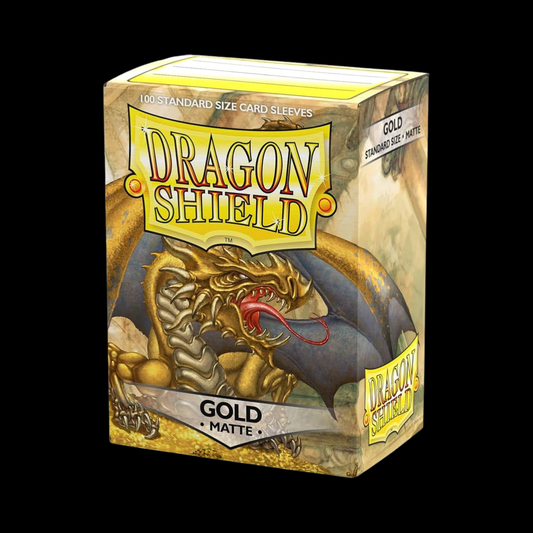Dragon Shield Matte Gold Sleeves 100x