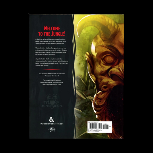 Dungeons & Dragons D&D Tomb Of Annihilation Hard Cover RPG Book