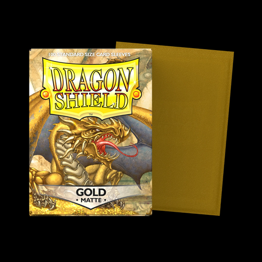 Dragon Shield Matte Gold Sleeves 100x