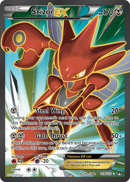 Scizor EX (Full Art) (119/122) (BKP)