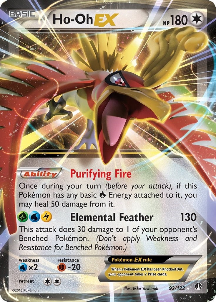 Ho-Oh EX (92/122) (BKP)