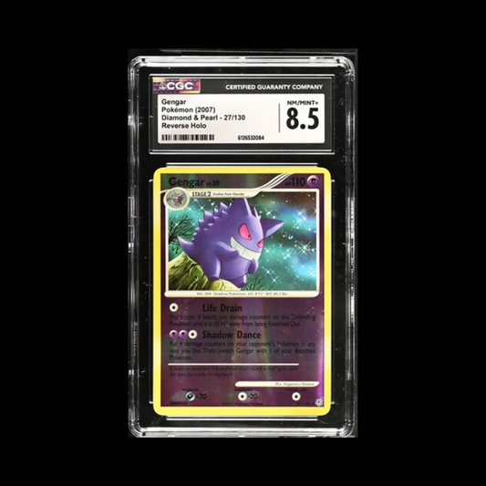 Pokemon Slab Gengar 27 CGC 8.5 Mint+ 2007