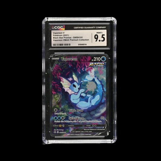 Pokemon Slab Vaporeon 181 2021 CGC 9.5 Mint+