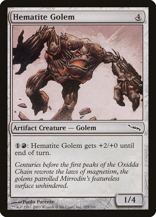 Hematite Golem (185) (MRD)