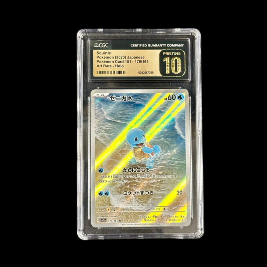 Pokemon JP Slab Squirtle 170 151 GCG Pristine 10 2023