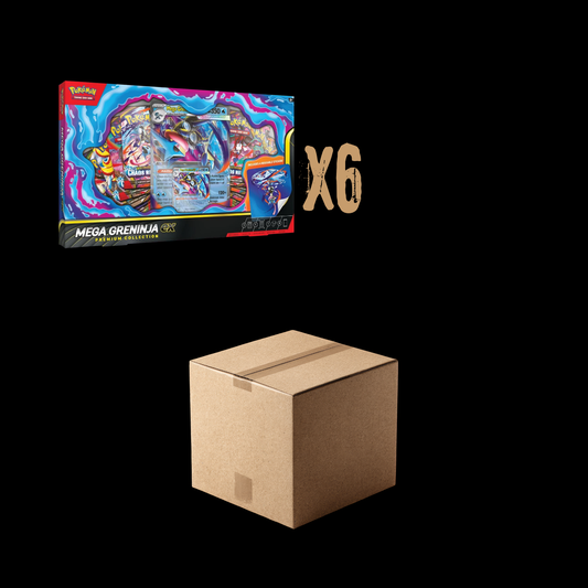 Pokemon Chaos Rising 6x Mega Greninja EX Premium Collection Sealed Case (Ships July 3rd)