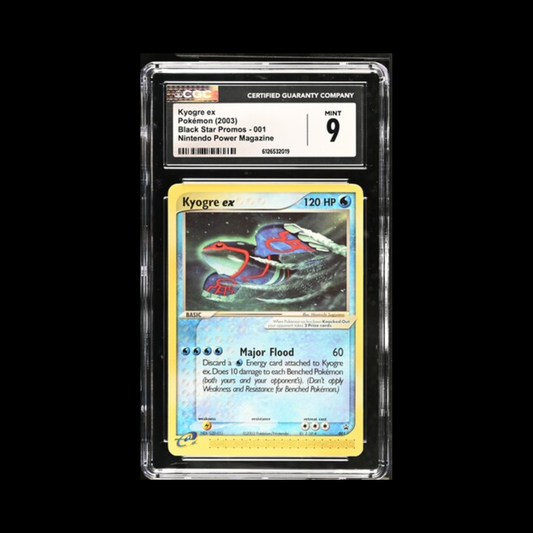 Pokemon Slab Kyogre EX 001 CGC 9 Mint 2003