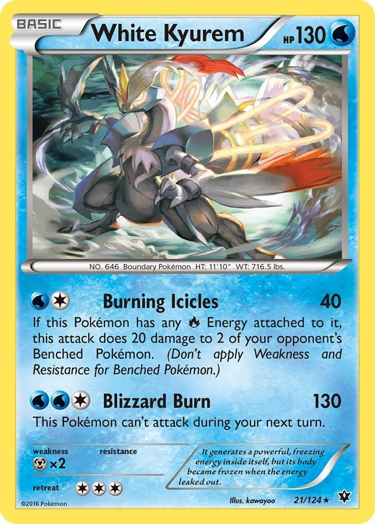 White Kyurem (21/124) (XY - Fates Collide) (FCO)