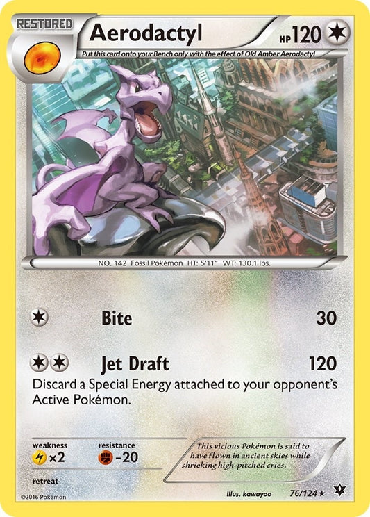 Aerodactyl (76/124) (XY - Fates Collide) (FCO)