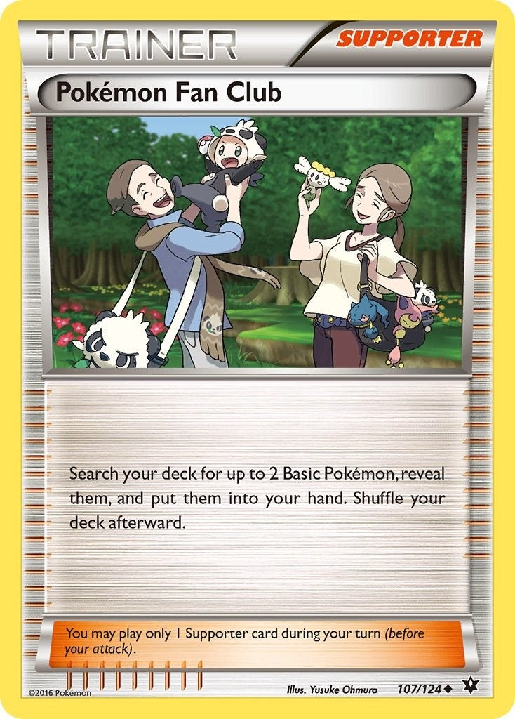 Pokemon Fan Club (107/124) (XY - Fates Collide) (FCO)