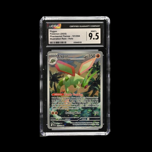 Pokemon Slab Flygon 101 2025 CGC 9.5 Mint+