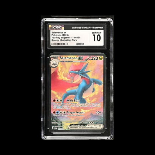Pokemon Slab Salamence EX 187 CGC 10 Gem Mint 2025